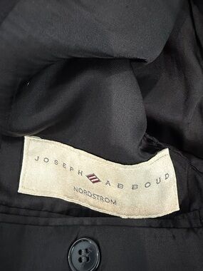 Joseph Abboud Black Dress Jacket with Subtle Logo Detail